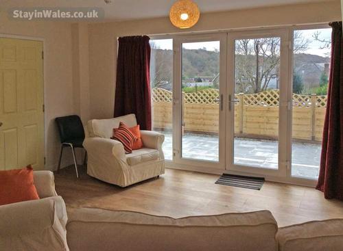 French windows to the patio area