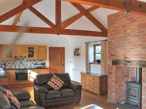 Brook View - open-plan living area