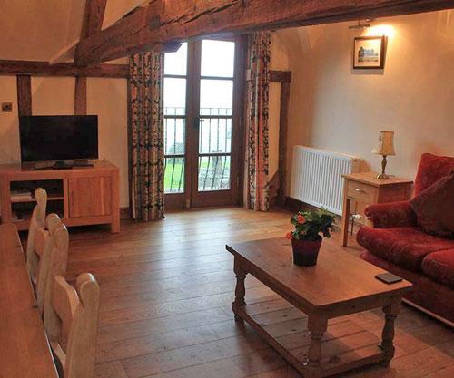 Granary Cottage - living area