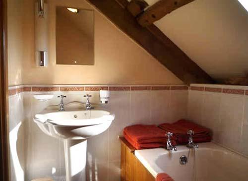 One of the bathrooms