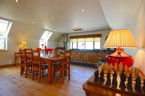 Kitchen and dining area