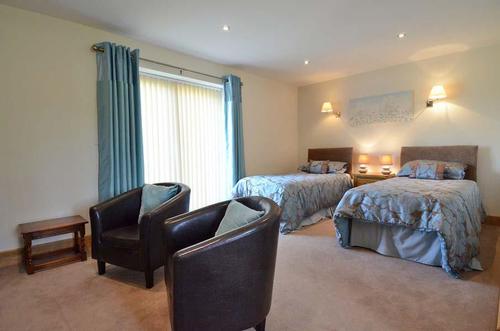 The twin bedroom