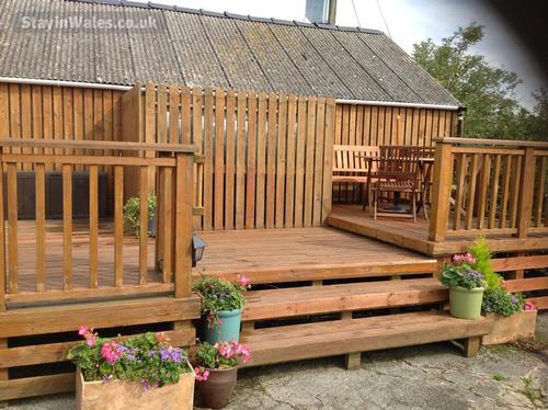 Outside decking area