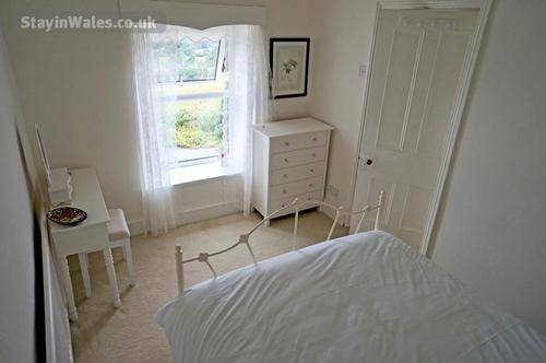 View over the garden from one of the bedrooms