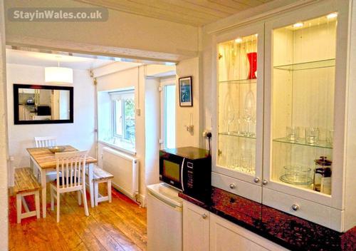The dining area