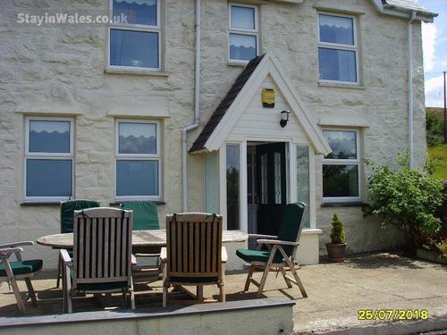 Front patio with outdoor furniture