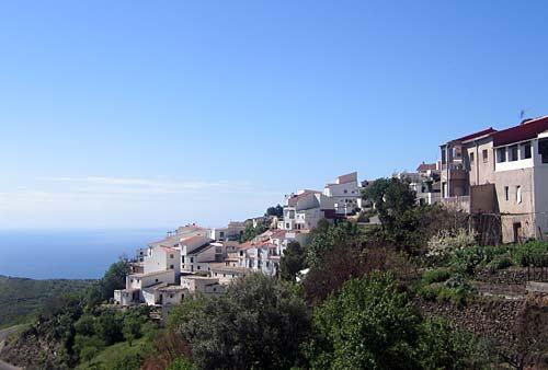 View from Casa Ana to the village and sea beyond, wonderful walks and ideal for a peaceful getaway i