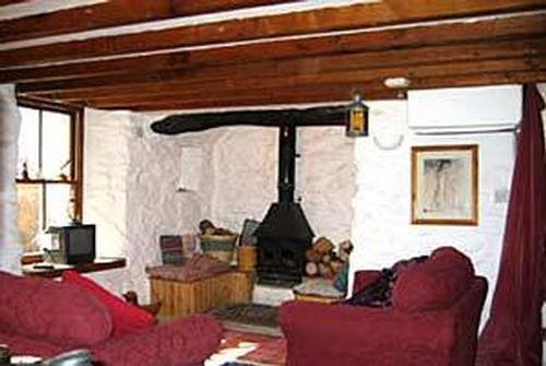 Farmhouse living room with inglenook
