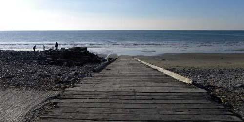 The beach at Clarach Bay