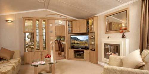 Platinum caravan living area