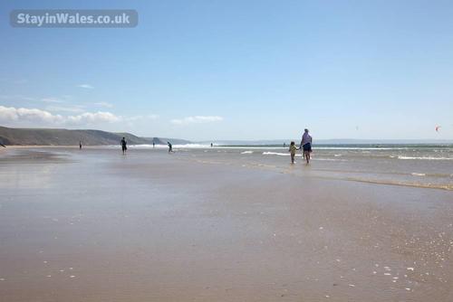 One the beach at Newgale
