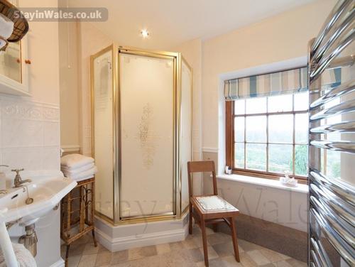 Shower room with a view