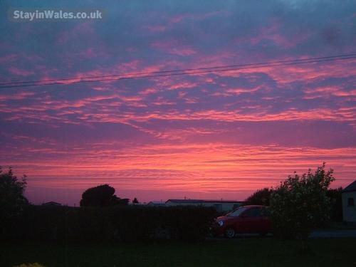 sunset at nolton cross