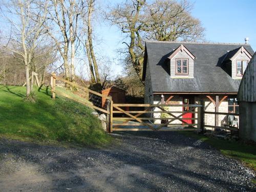 Bike shed. The gate may be shut if you want.