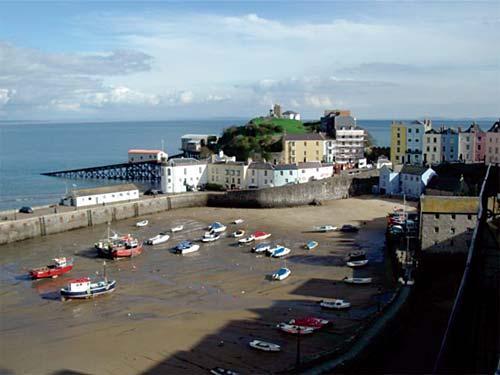 View over Tenby Harbour
