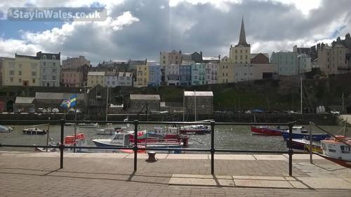 Tenby from the Harbour Wall
