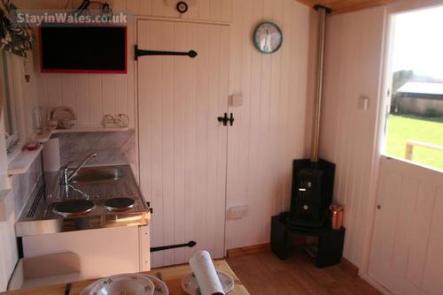 Ready for a full Welsh breaky? Why not light the pipsqueak log burner??