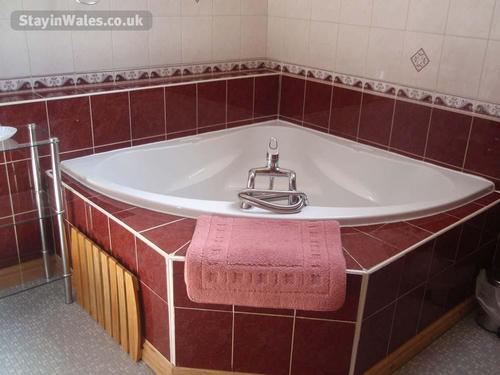 Large corner bath