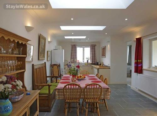 The spacious kitchen-diner