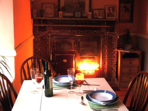Go one better than candlelit Dinner and have a firelit dinner instead. Light a fire in the amazing t
