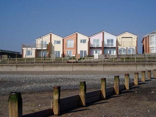 The house seen from the beach