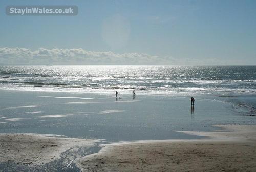 The beach at Tywyn