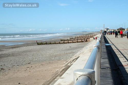 The seafront at Tywyn