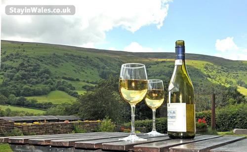 Relax and enjoy the view outside the cottage.