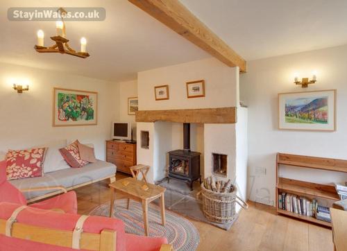 The cottage has a woodburner as well as underfloor heating