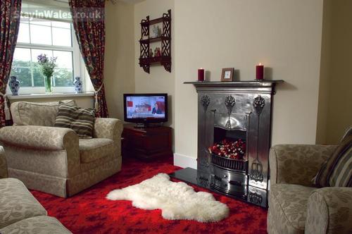 Pretty lounge at the Rhos Ddu Cottage