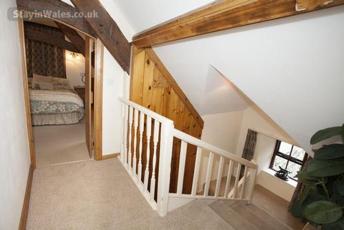 Landing at Betws Bach farmhouse