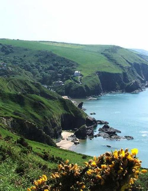 Llangrannog on the Ceredigion Heritage coast