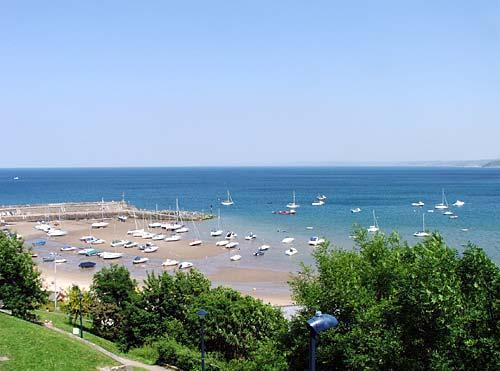 You can walk to the pretty fishing village of New Quay