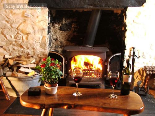 Curl up in front of the cosy log fire