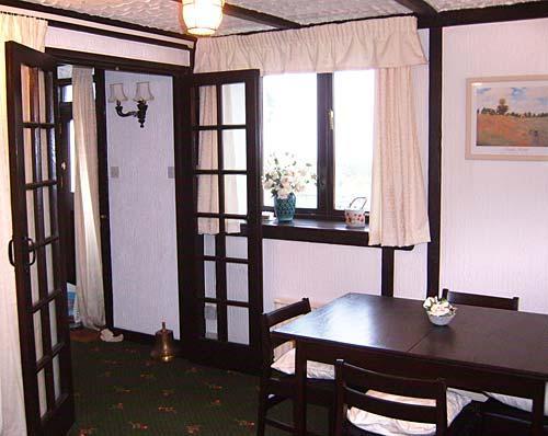 The dining room