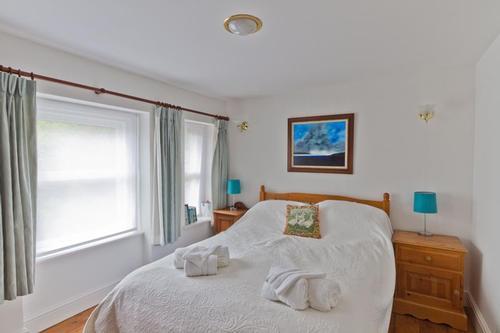 A spacious double bedroom at The Hen House.