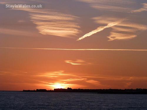 Another stunning sunset overlooking Porthcawl from a local beach.