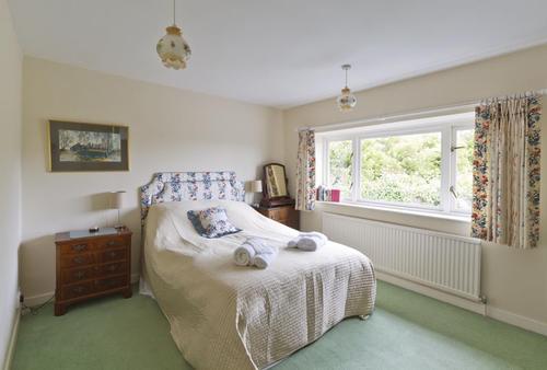 The Master Bedroom at Slade Cottage.