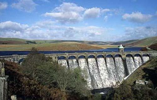 Craig Goch reservoir in the Elan Valley