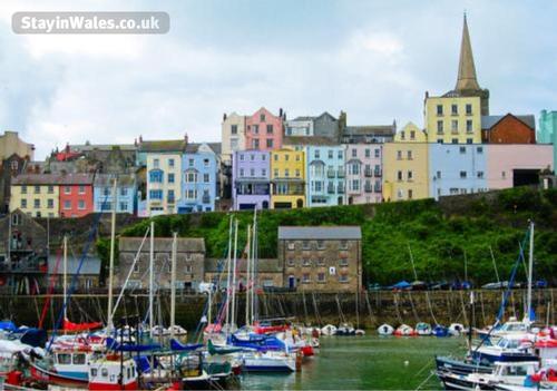 Tenby''s famous harbour and award winning beach