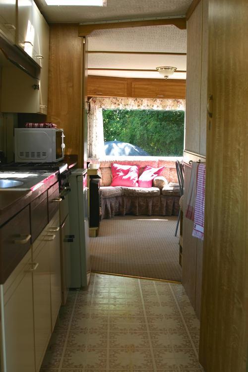 View from kitchen to lounge