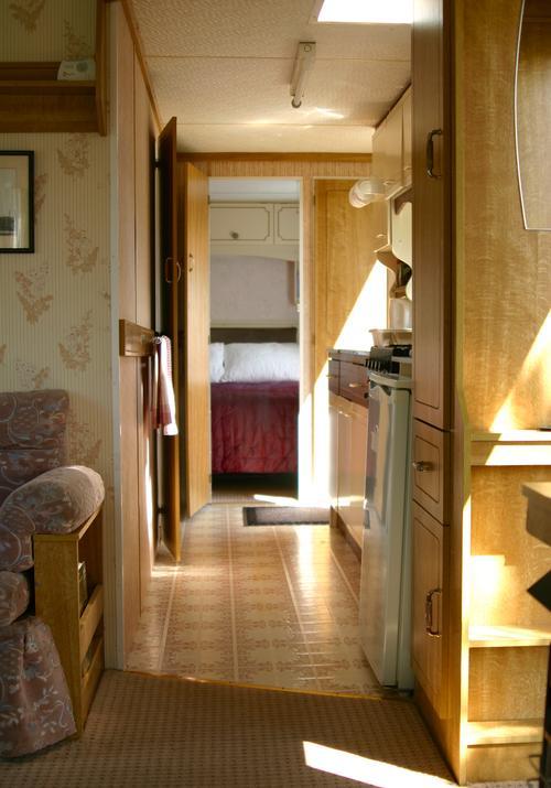 View from lounge to double bedroom