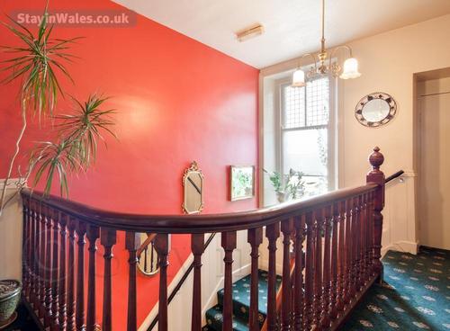 Stairway to the guest rooms