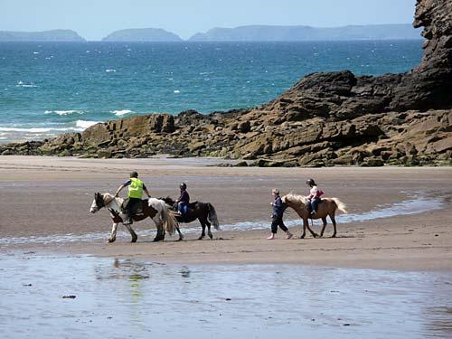 The beach at Nolton Haven