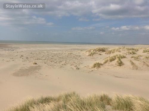 Beautiful sandy beach at Barmouth, a short drive from us.