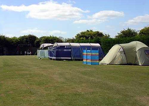 Pitches for tents