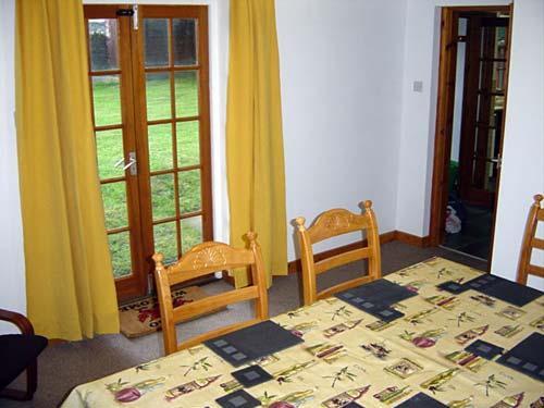 The dining room