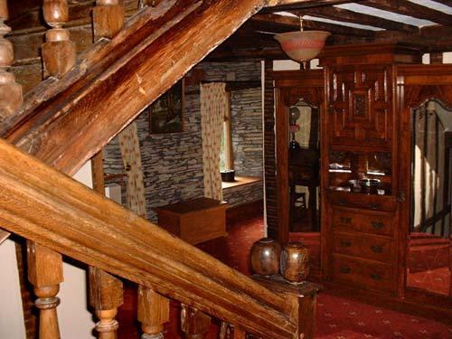 The Jacobean oak staircase