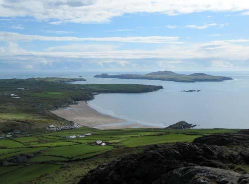 Whitesands Beach and Ramsey Island