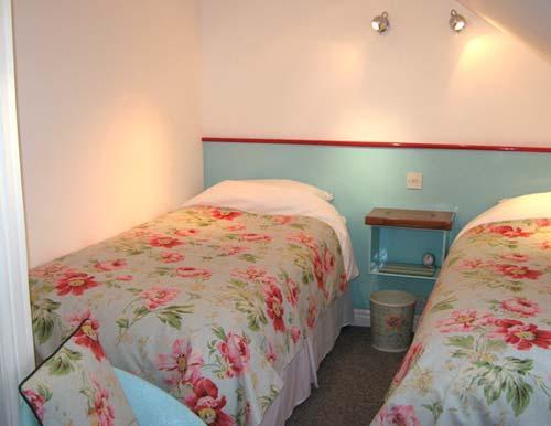 The twin bedroom